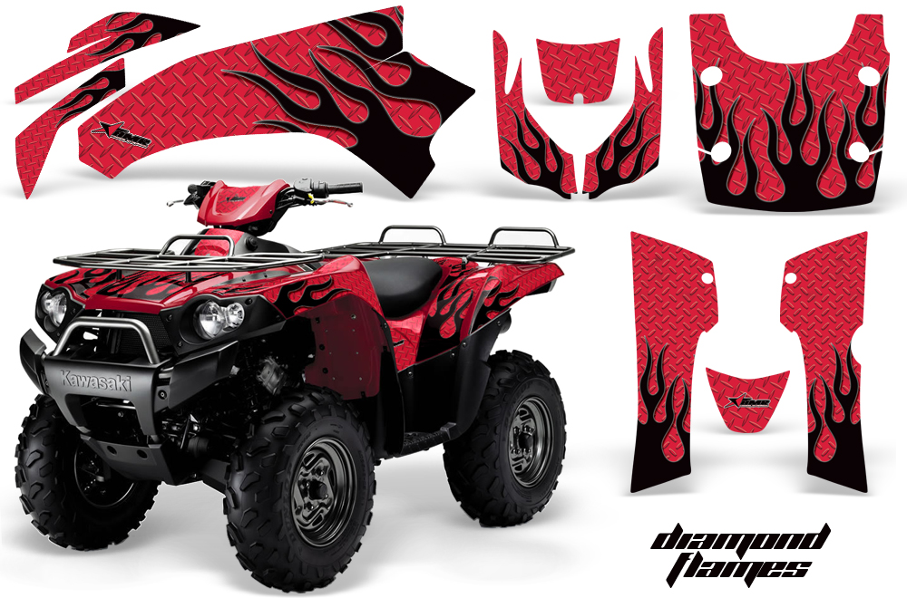 Kawasaki Brute Force 750 Graphics diamondflames